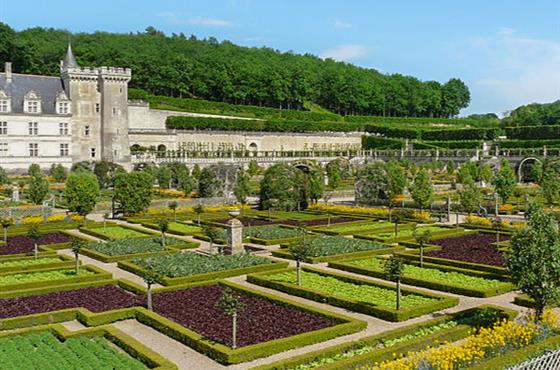 Château de Villandry proche du Camping Loire et Châteaux à Bréhémont en Indre et Loire proche de Tours et Saumur, près des châteaux de La Loire