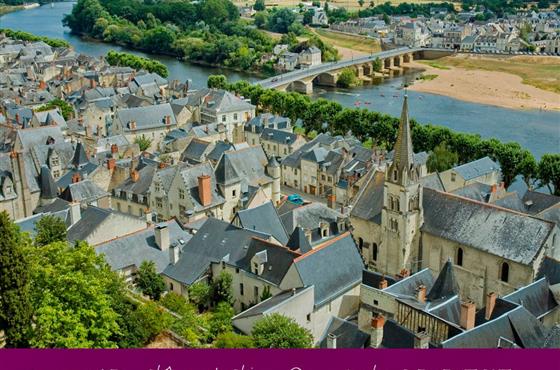 Chinon proche du Camping Loire et Châteaux à Bréhémont en Indre et Loire proche de Tours et Saumur, près des châteaux de La Loire