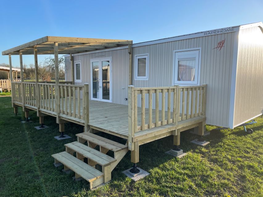 35m2 Comfort mobile home (3 bedrooms) + covered terrace